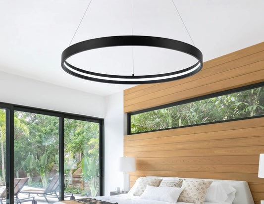 Modern Single Ring LED Chandelier for Dining Room, Living Room, Kitchen, Bedroom, and more!