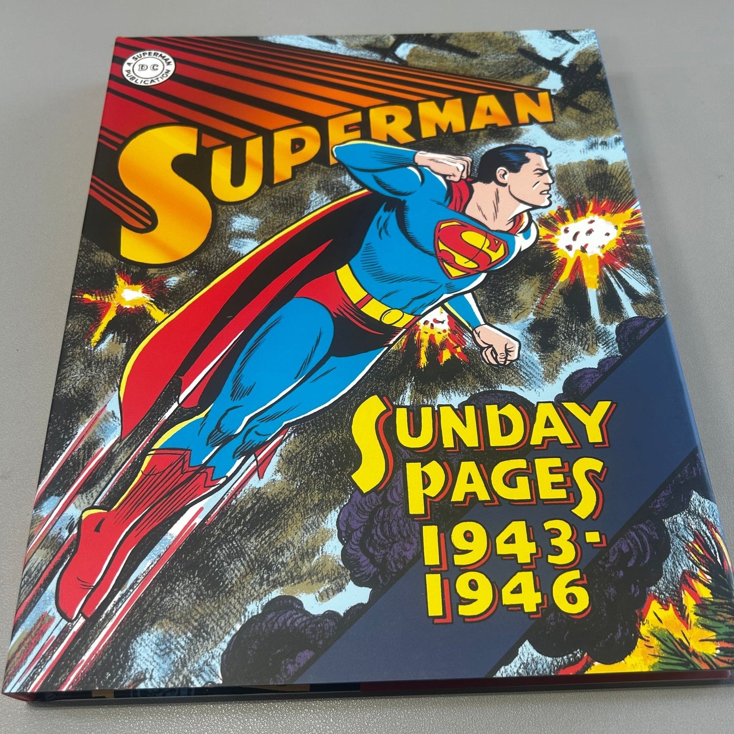 DC Super Man Sunday Pages From 1943 - 1946 in One Book, Superman Color Comic Book - 2Much Liquidators