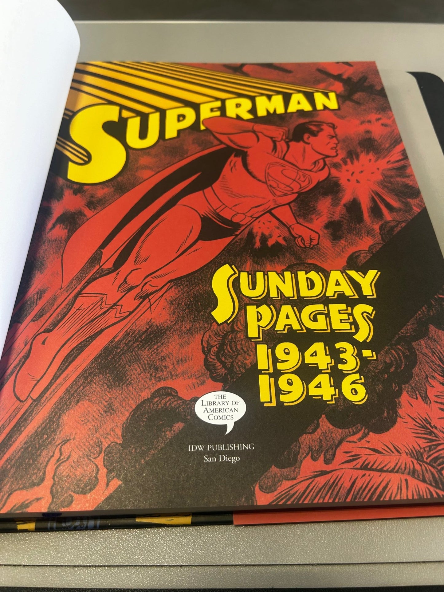 DC Super Man Sunday Pages From 1943 - 1946 in One Book, Superman Color Comic Book - 2Much Liquidators