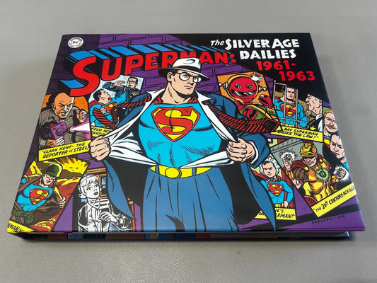 DC Superman The Silver Age Dailies 1961 - 1963 Hard Case Book, Black and White Comics - 2Much Liquidators