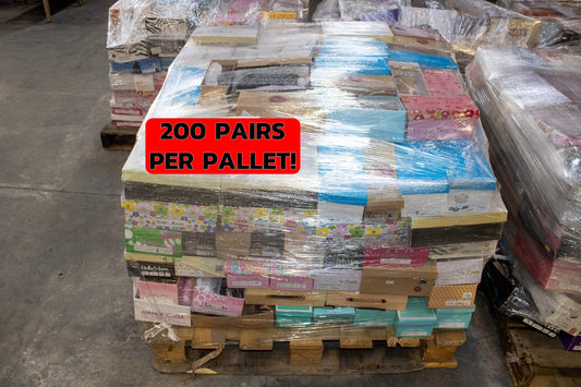 Kids Shoe Pallets with 200 pairs, Different Styles and Sizes for Kids, - 2Much Liquidators